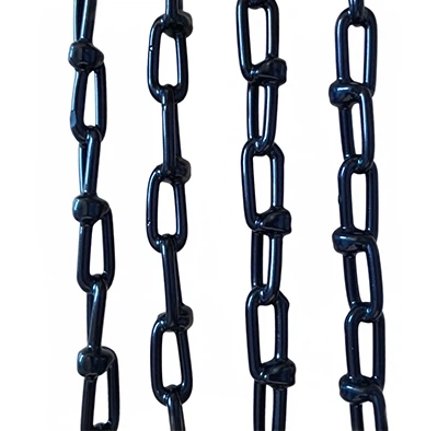 What is the texture of decorative iron chain?